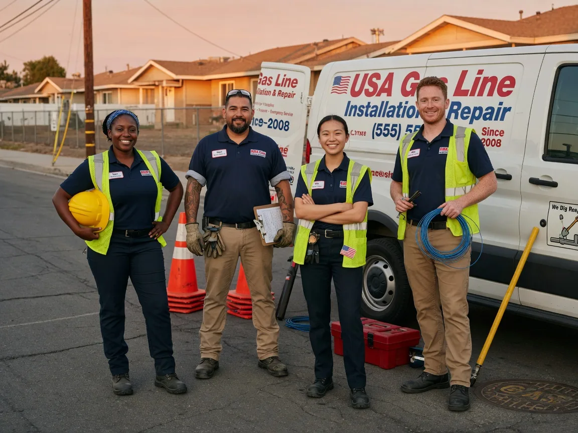 Gas Line Installation company in Prairie City, IL